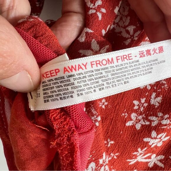 Free People Dessa Bodysuit Rust Combo - Picture 8 of 16